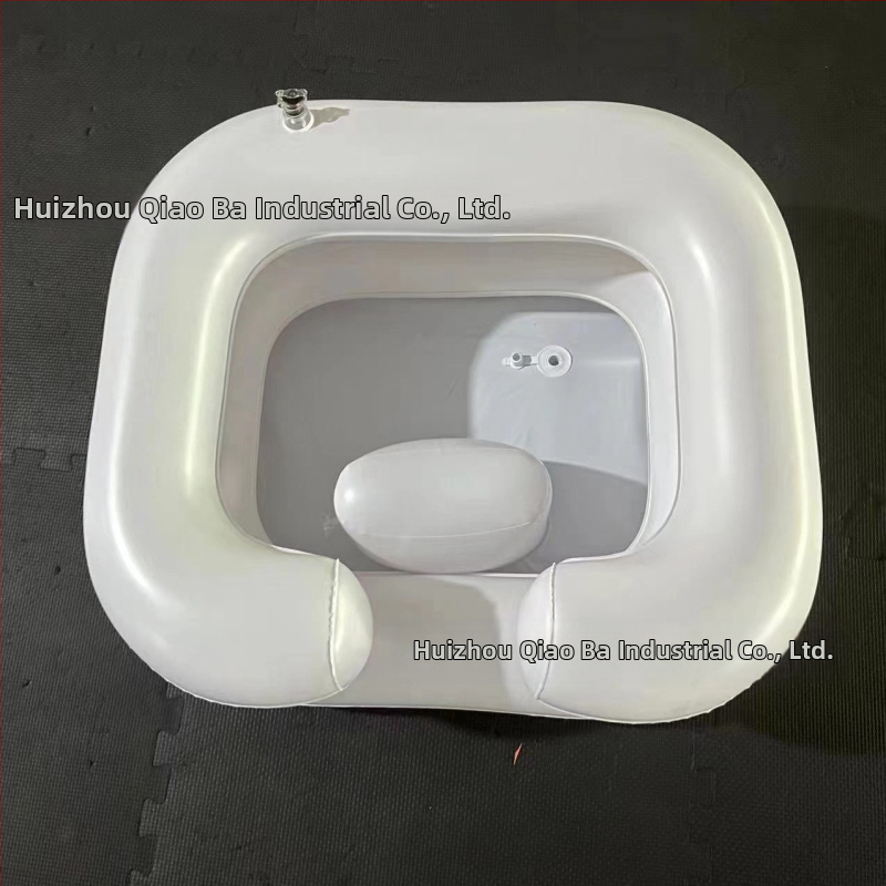 Qiao Ba PVC pripučiamas plaukų plovimo baseinas lovoje – nešiojamas nėščioms