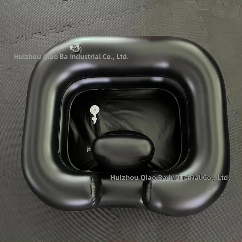 Qiao Ba PVC pripučiamas plaukų plovimo baseinas lovoje – nešiojamas nėščioms