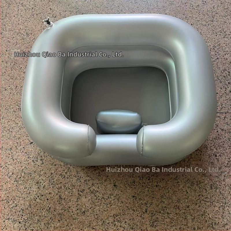 Qiao Ba PVC pripučiamas plaukų plovimo baseinas lovoje – nešiojamas nėščioms