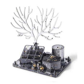 Silikoninė forma DIY kristalinių lašelių papuošalams — formos: fawn, branch, antler; tinka auskarams ir pakabukams