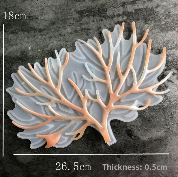 Silikoninė forma DIY kristalinių lašelių papuošalams — formos: fawn, branch, antler; tinka auskarams ir pakabukams