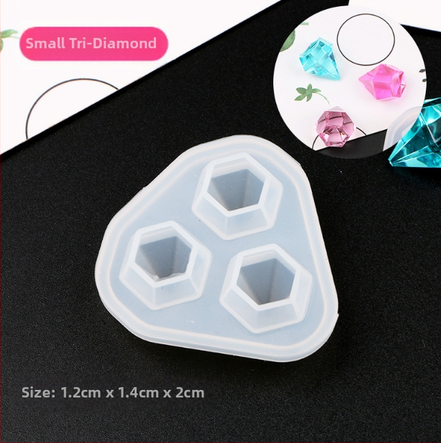Silikoninė forma DIY kristalinių lašelių papuošalams — formos: fawn, branch, antler; tinka auskarams ir pakabukams