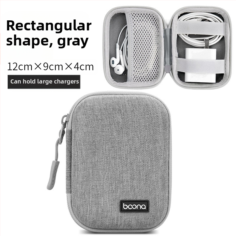 BN-F003 Taška na uloženie digitálnych príslušenstiev | Oxford materiál, nosnosť 1 kg | pre Bluetooth slúchadlá, káble, nabíjačky a USB disky