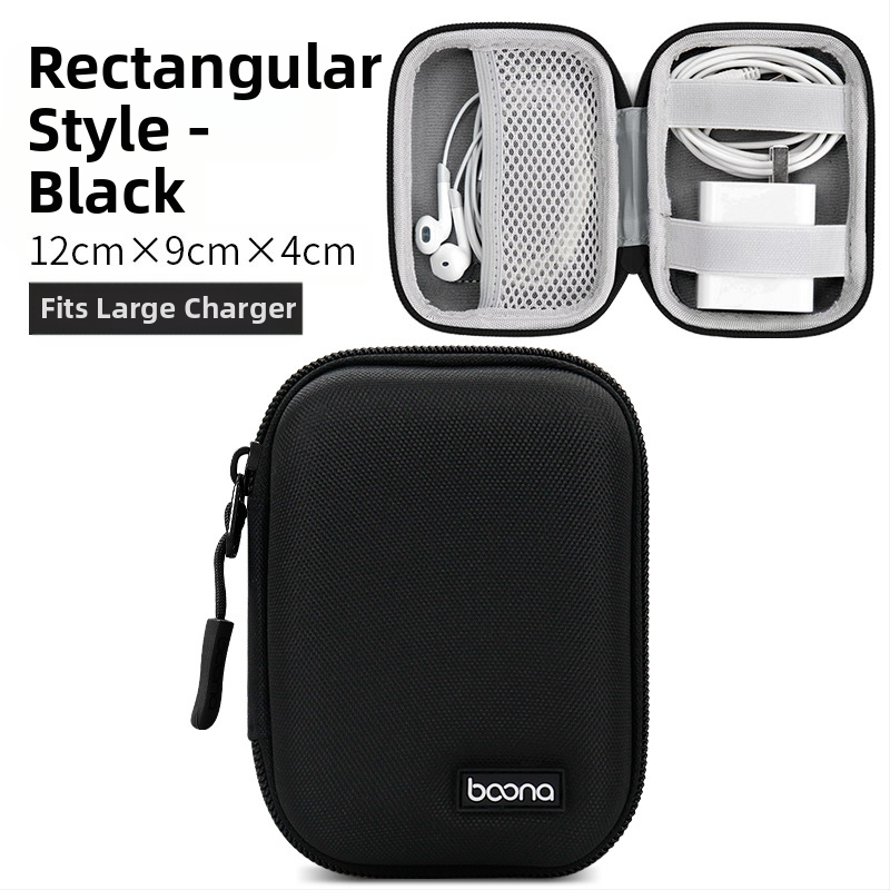 BN-F003 Taška na uloženie digitálnych príslušenstiev | Oxford materiál, nosnosť 1 kg | pre Bluetooth slúchadlá, káble, nabíjačky a USB disky