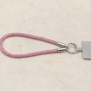 Каишка за телефон с метална висулка и катарама, унисекс, шнур от еластичен памук