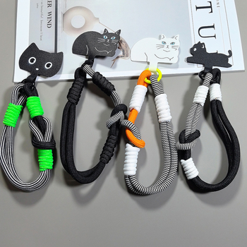 Шнур за мобилен телефон, ръчна изработка, полиестер, метална катарама, висулка от памук със форма на животно