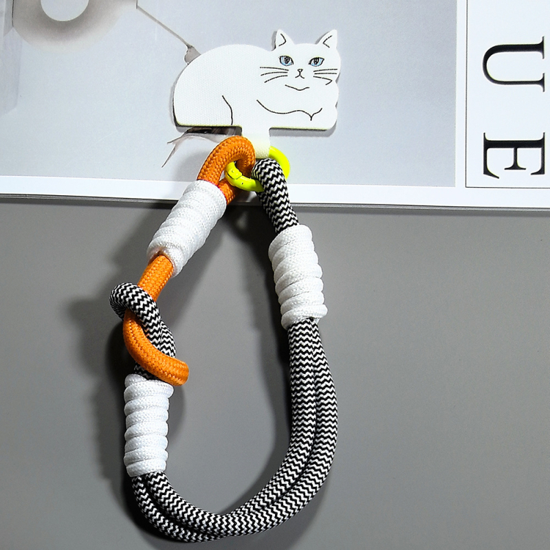 Шнур за мобилен телефон, ръчна изработка, полиестер, метална катарама, висулка от памук със форма на животно