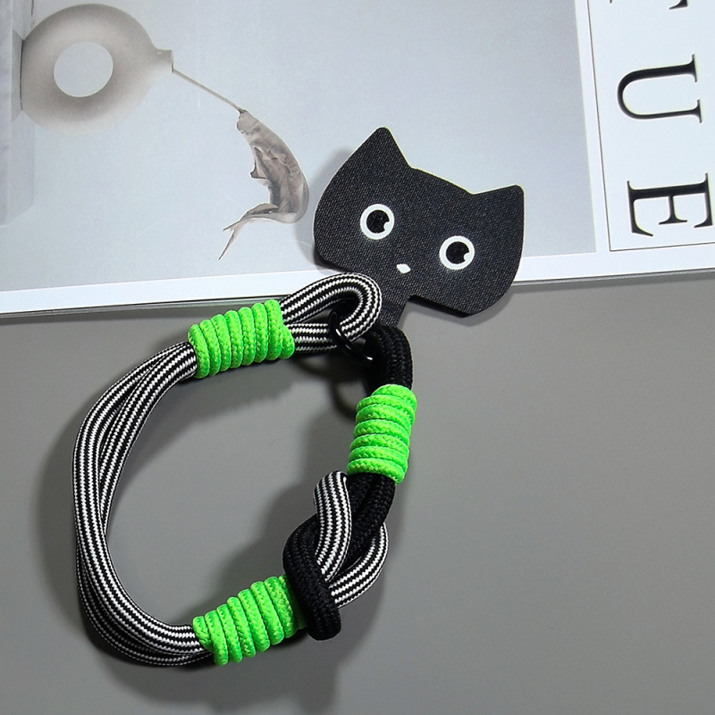 Шнур за мобилен телефон, ръчна изработка, полиестер, метална катарама, висулка от памук със форма на животно