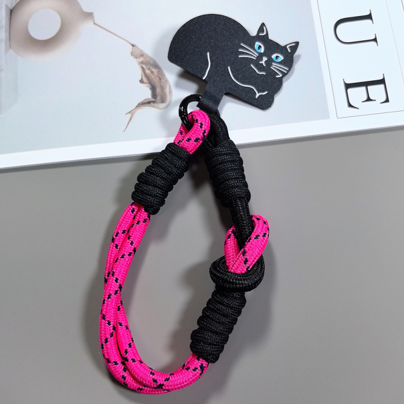 Шнур за мобилен телефон, ръчна изработка, полиестер, метална катарама, висулка от памук със форма на животно