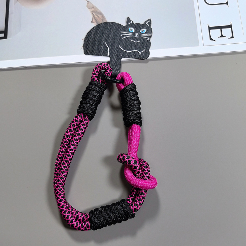 Шнур за мобилен телефон, ръчна изработка, полиестер, метална катарама, висулка от памук със форма на животно