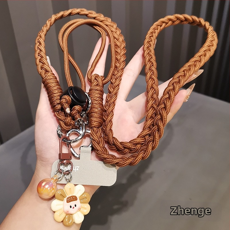 Moteriška telefono pakabukas su reguliuojamu kryžminiu diržu, rankų darbas, geometrinis pakabukas, Jane Grids, daugiafunkcinis