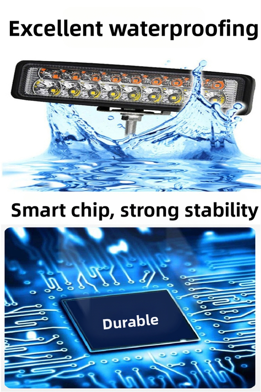 LED predné svetlo pre motocykle a elektrické vozidlá, vysokointenzívny reflektor, 12V/24V/48V/60V