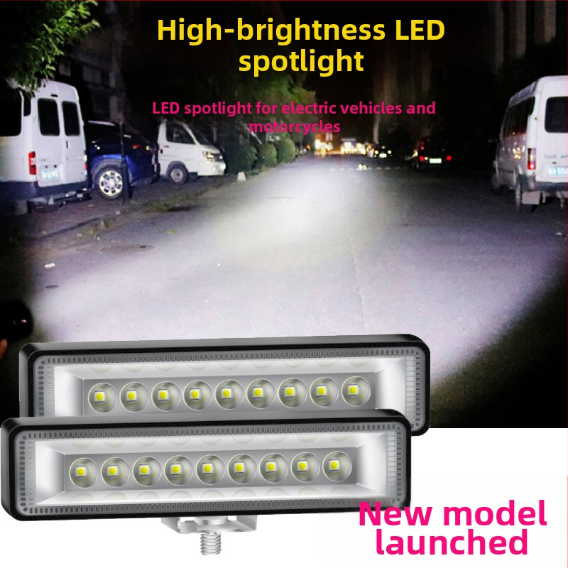 LED predné svetlo pre motocykle a elektrické vozidlá, vysokointenzívny reflektor, 12V/24V/48V/60V