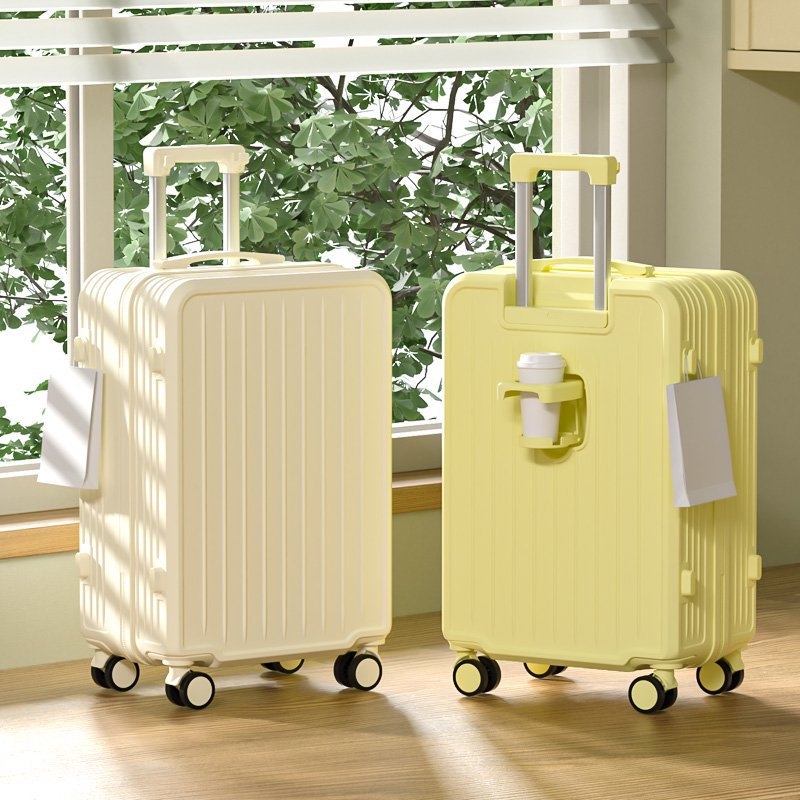 Ταξιδιωτική βαλίτσα ABS+PC, με περιστρεφόμενους τροχούς, φερμουάρ ανοίγματος, για επιχειρηματικά ταξίδια