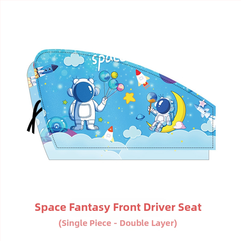 Automobilio saulės skydelio užuolaida, magnetinis prisitraukimas, ištraukiama, sidabrinės juostos, prekės ženklas On the Way.