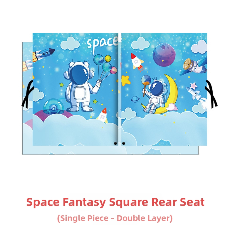 Automobilio saulės skydelio užuolaida, magnetinis prisitraukimas, ištraukiama, sidabrinės juostos, prekės ženklas On the Way.