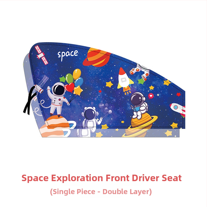 Automobilio saulės skydelio užuolaida, magnetinis prisitraukimas, ištraukiama, sidabrinės juostos, prekės ženklas On the Way.