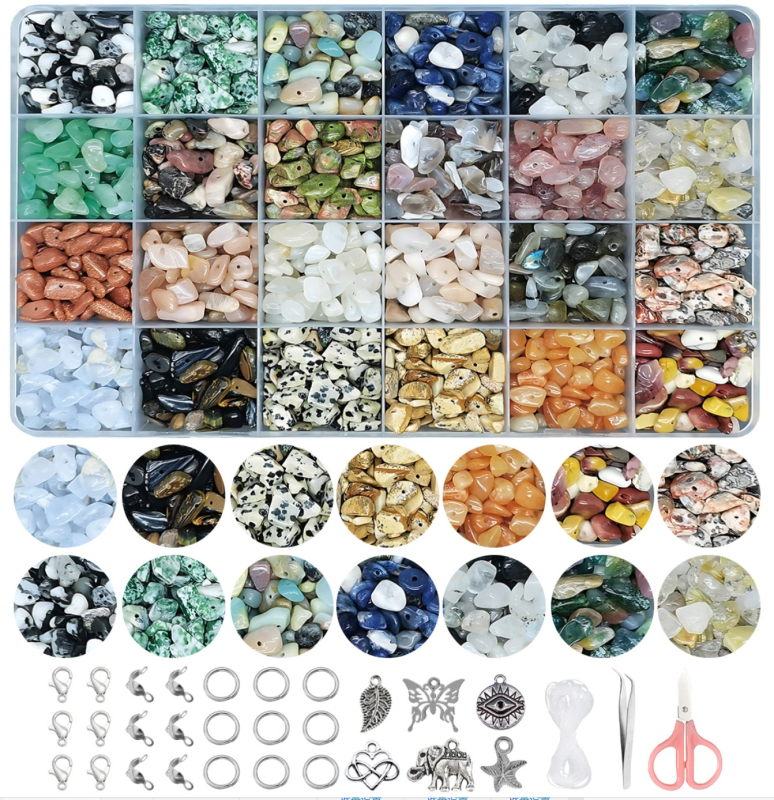 DIY ékszerkészítéshez való kiegészítők, kő anyag, környezetbarát feldolgozás, totem minta, 2022 ősz