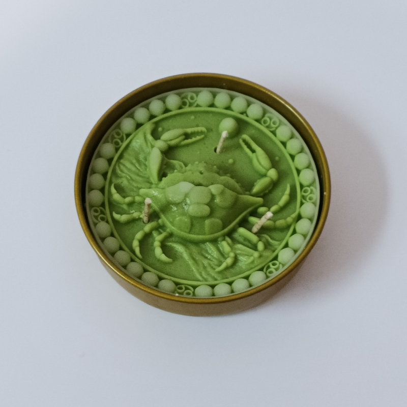 Dvylika zodiako ženklų gimtadienio žvakių, cilindrinės formos, parafinas, rankų darbo