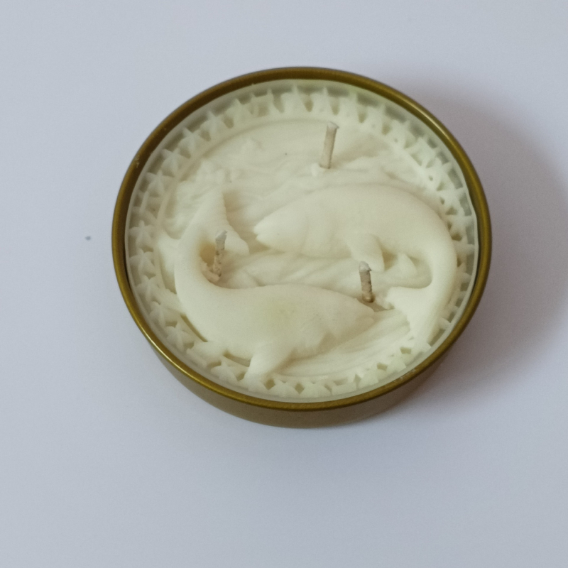 Dvylika zodiako ženklų gimtadienio žvakių, cilindrinės formos, parafinas, rankų darbo