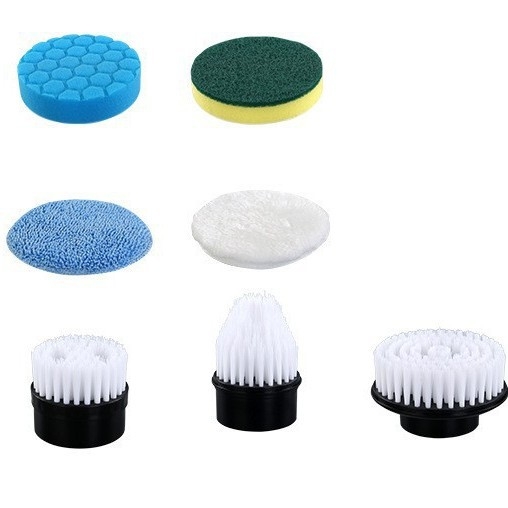 Ηλεκτρική βούρτσα καθαρισμού WZ, φορητή, ασύρματη φόρτιση, πολυλειτουργική με μακριά και κοντή κεφαλή για δάπεδα, ABS+φλάνελ