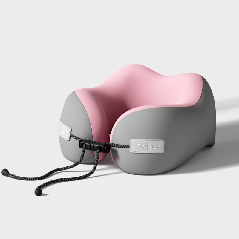 Atminties putų U formos kelioninis kaklo pagalvėlis, poliesterio audinys, lengvas iki 0,5 kg