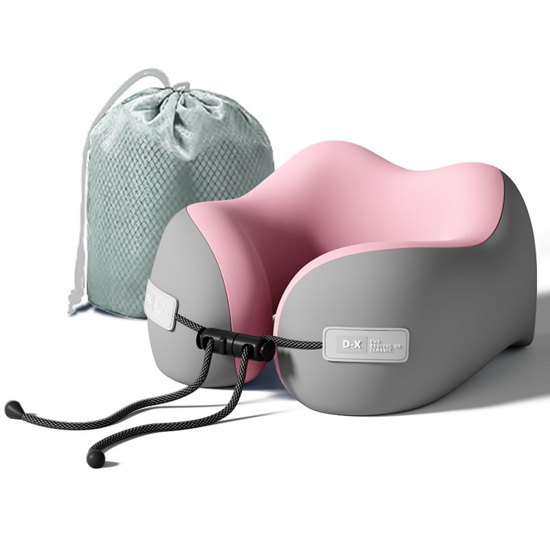 Atminties putų U formos kelioninis kaklo pagalvėlis, poliesterio audinys, lengvas iki 0,5 kg