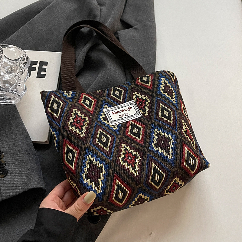Taška Tote z plátna pre ženy, mestská jednoduchosť, zapínanie na zips, vnútorná výstelka z syntetickej kože, zvislo štvorcový tvar