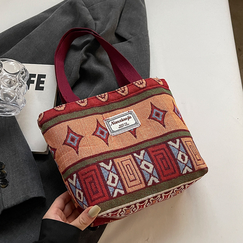 Taška Tote z plátna pre ženy, mestská jednoduchosť, zapínanie na zips, vnútorná výstelka z syntetickej kože, zvislo štvorcový tvar