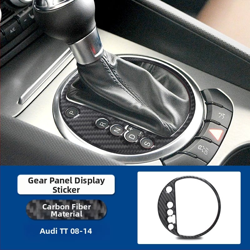 Audi TT (2008-2014) комплект за вътрешна модификация от истински карбон за интериора, с интеграция на централната конзола, повдигане на прозорците и компоненти за фарове; персонализация налична; печат на лого