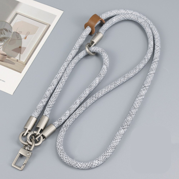 Телефонна каишка, 8 мм полиестер, ръчна изработка, унисекс, три начина на носене