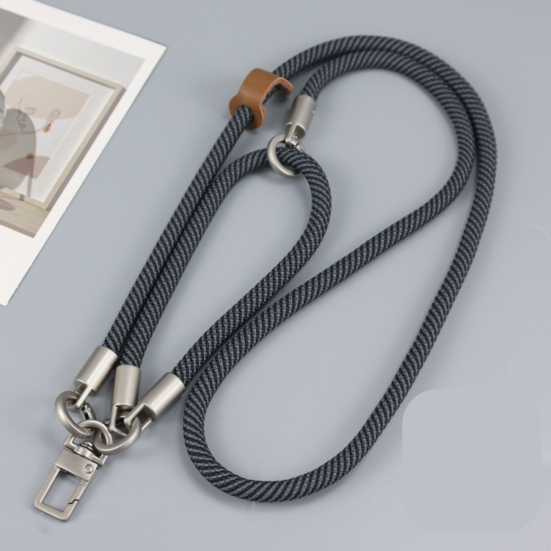 Κορδόνι τηλεφώνου, 8mm πολυεστέρας, χειροποίητο, unisex, τριών χρήσεων