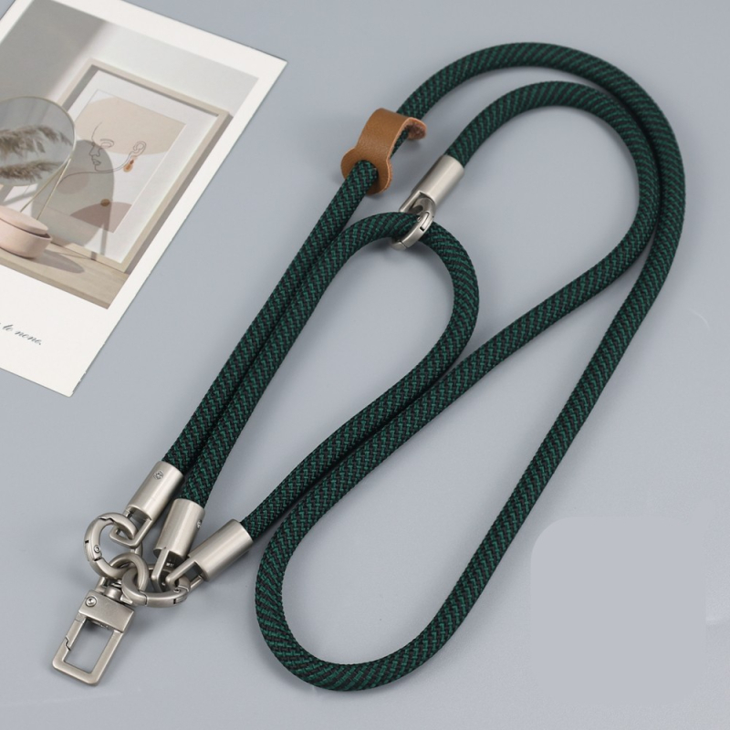 Κορδόνι τηλεφώνου, 8mm πολυεστέρας, χειροποίητο, unisex, τριών χρήσεων