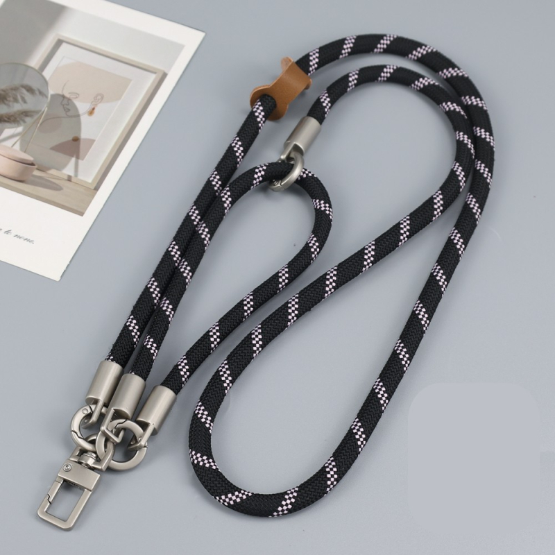 Κορδόνι τηλεφώνου, 8mm πολυεστέρας, χειροποίητο, unisex, τριών χρήσεων