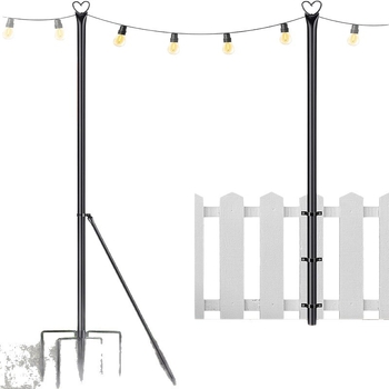 Stojan na lampy do záhrady a exteriéru zliatiny, geometrický tvar, moderný minimalistický štýl