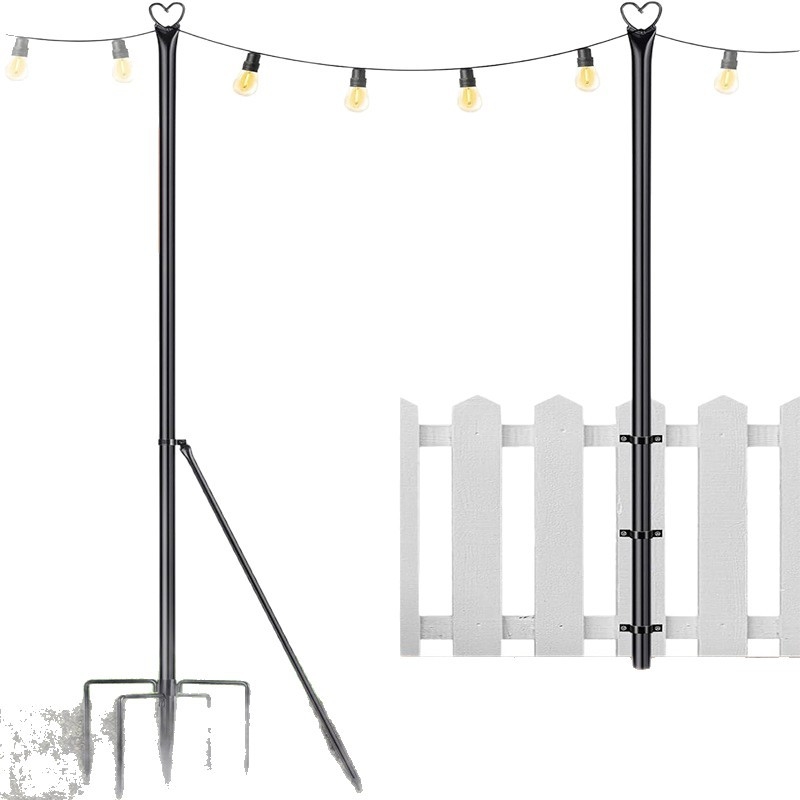 Stojan na lampy do záhrady a exteriéru zliatiny, geometrický tvar, moderný minimalistický štýl