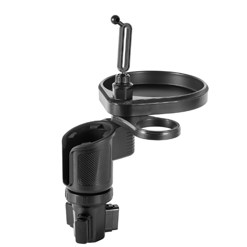 Automašīnas stends ar krūzes turētāju un tālruņa/navigācijas turētāju, rotējoša dzērienu plaukta — Modelis L014+Mxx; Materiāli: ABS/PC/silikons; Piemērots instrumentu panelim; Lietošana: krūzes turētājs un centrālā konsole