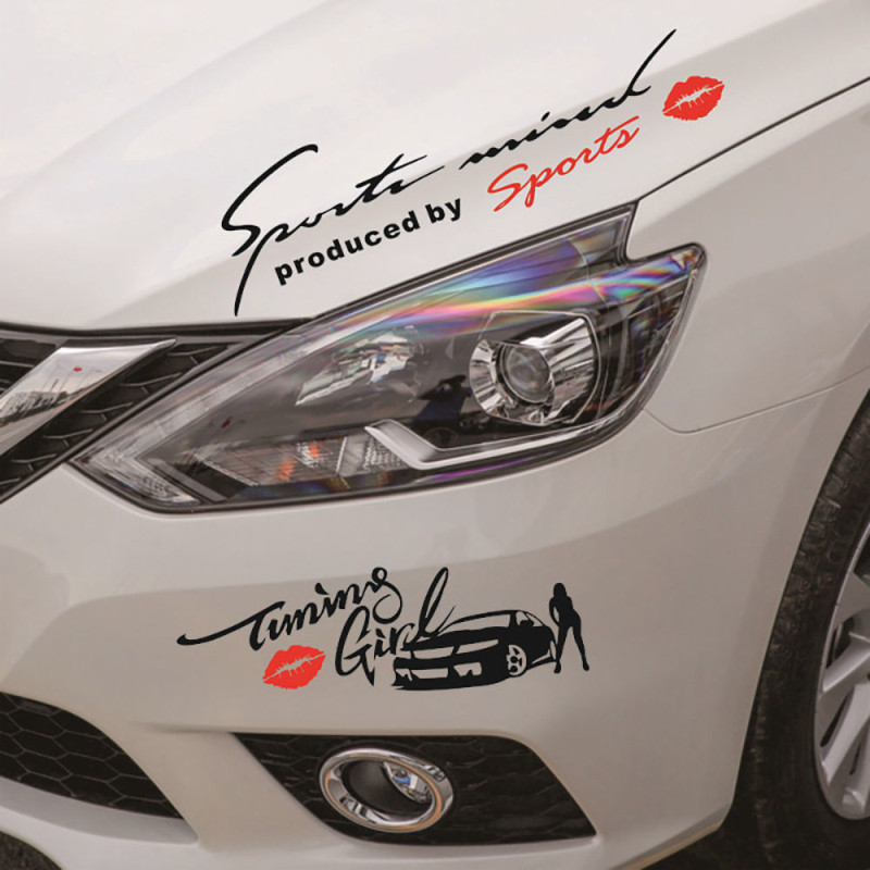 Automobilių žibintų antakių lipdukai su asmeniniu tekstu, epoksidinė medžiaga, priešsusidūrimo klijai, universalus suderinamumas