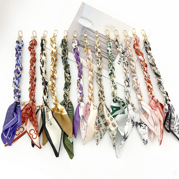 Telefono laikiklis, rankų mezginys, dviguba sagtis, augalų ir gėlių raštas, originalus dizainas