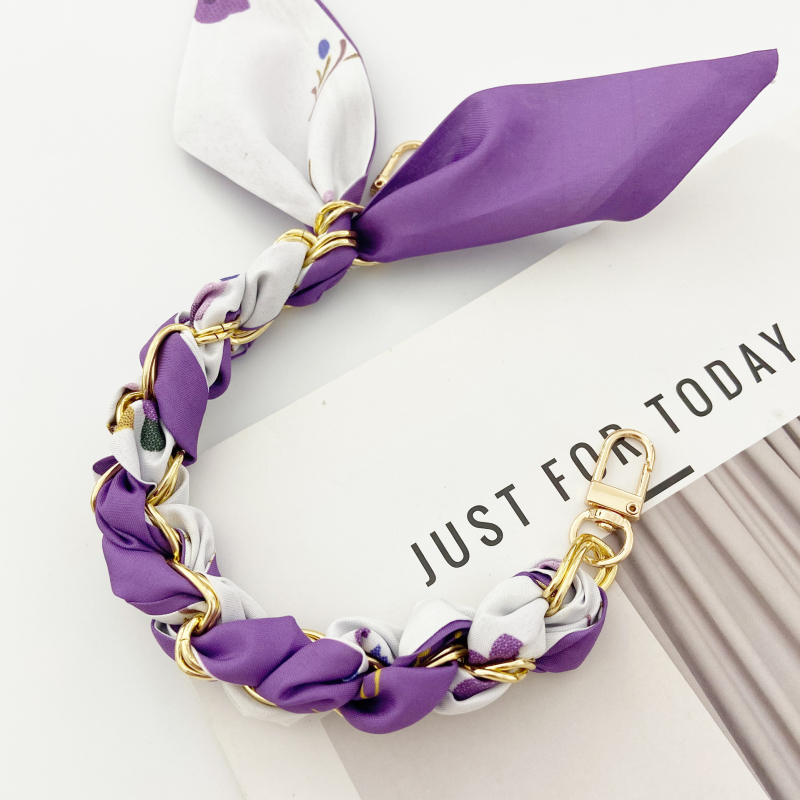 Telefono laikiklis, rankų mezginys, dviguba sagtis, augalų ir gėlių raštas, originalus dizainas