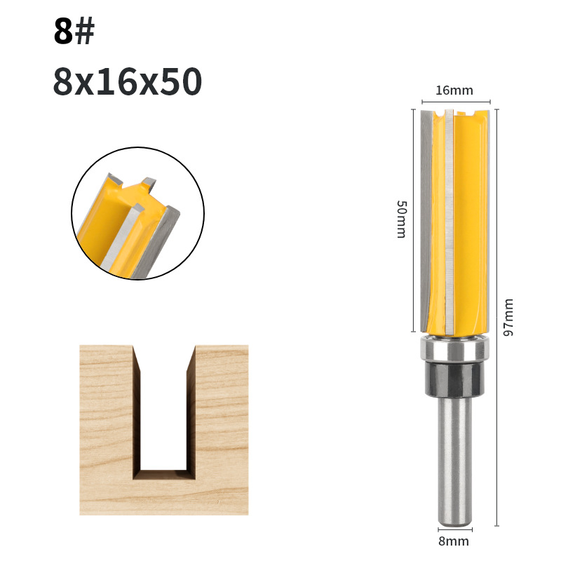 PTA sānu frēze ar cementētu karbīdu, ar 4 griešanas asīm, Ø16/21 mm, šņores Ø8/12 mm