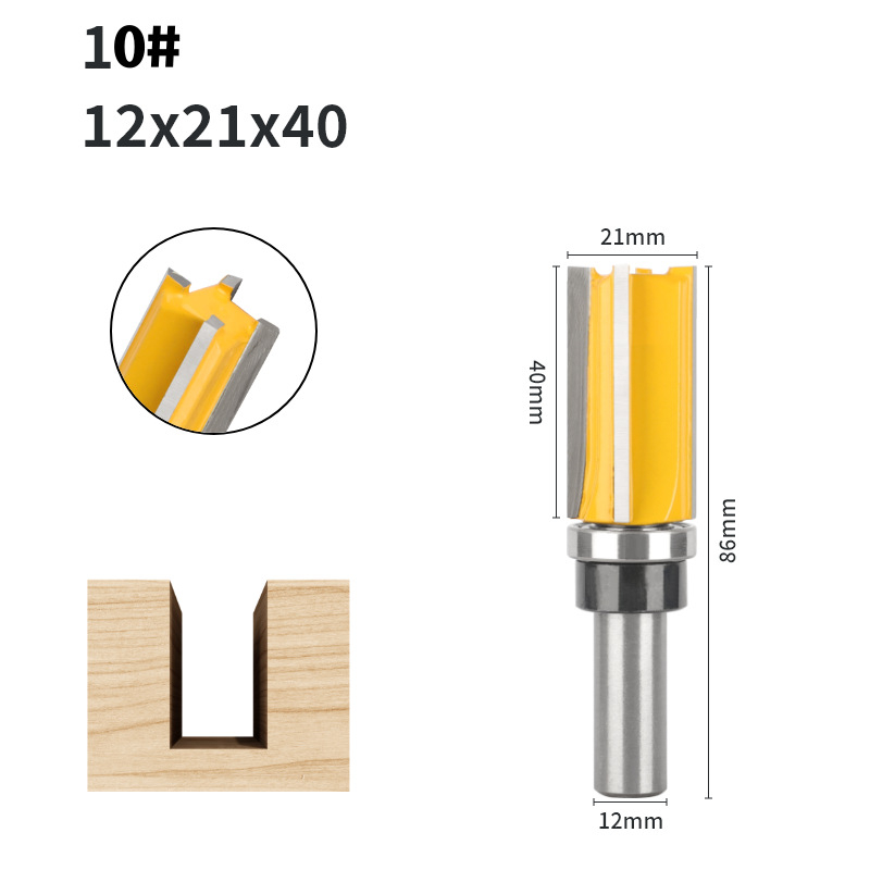 PTA sānu frēze ar cementētu karbīdu, ar 4 griešanas asīm, Ø16/21 mm, šņores Ø8/12 mm