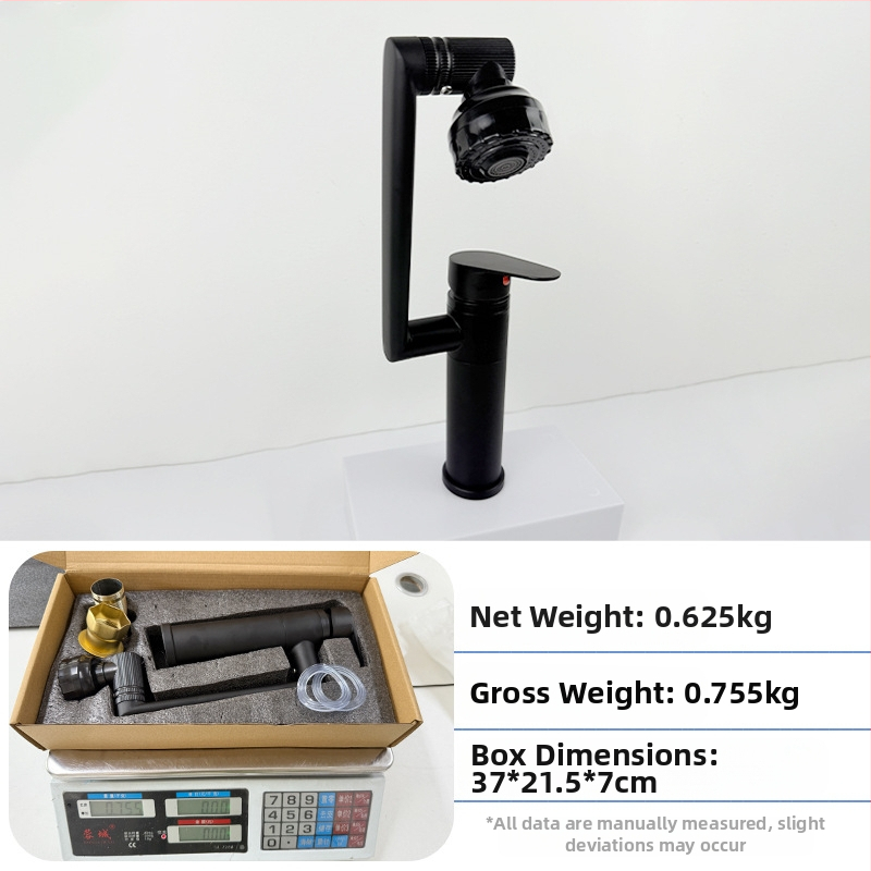 Slavina za umivaonik - nehrđajući čelik, miješanje tople i hladne vode, jednostruki dizajn, keramički uložak, montaža na ploču, 0–70°C