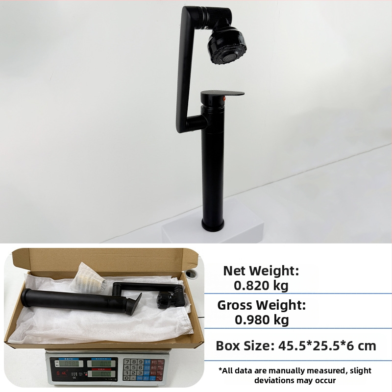 Slavina za umivaonik - nehrđajući čelik, miješanje tople i hladne vode, jednostruki dizajn, keramički uložak, montaža na ploču, 0–70°C