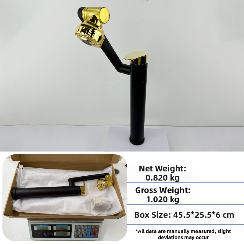 Slavina za umivaonik - nehrđajući čelik, miješanje tople i hladne vode, jednostruki dizajn, keramički uložak, montaža na ploču, 0–70°C