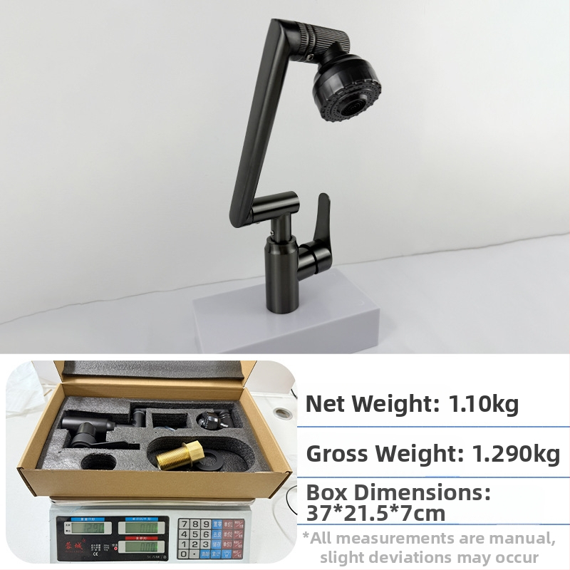 Slavina za umivaonik - nehrđajući čelik, miješanje tople i hladne vode, jednostruki dizajn, keramički uložak, montaža na ploču, 0–70°C