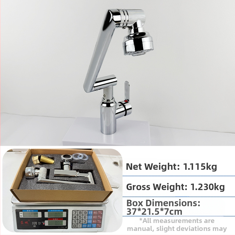 Slavina za umivaonik - nehrđajući čelik, miješanje tople i hladne vode, jednostruki dizajn, keramički uložak, montaža na ploču, 0–70°C