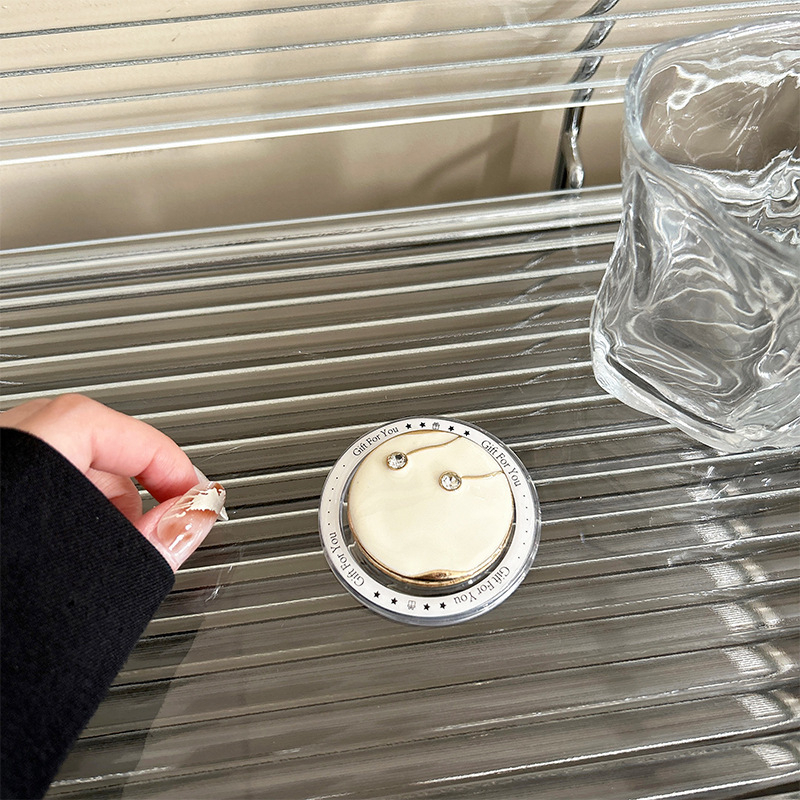 Asztali telefon-tartó ötvözetből, mágneses rögzítés, univerzális kialakítás, hátoldali öntapadós felülettel