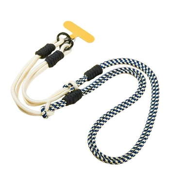 Ланярд за мобилен телефон, отделяем, многофункционален, нейлонова връв с метална катарама, полиестерна лента, анти-изгубване