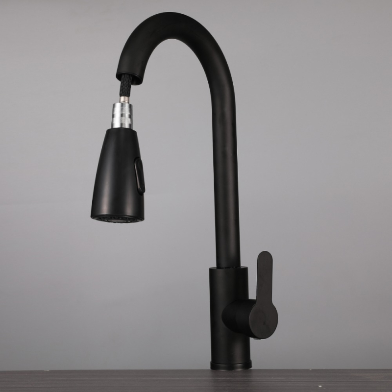 Lucky Cat universalus praustuvo čiaupas – keraminių disko vožtuvas, plastikinis korpusas, karštas/šaltas, 360° sukamas